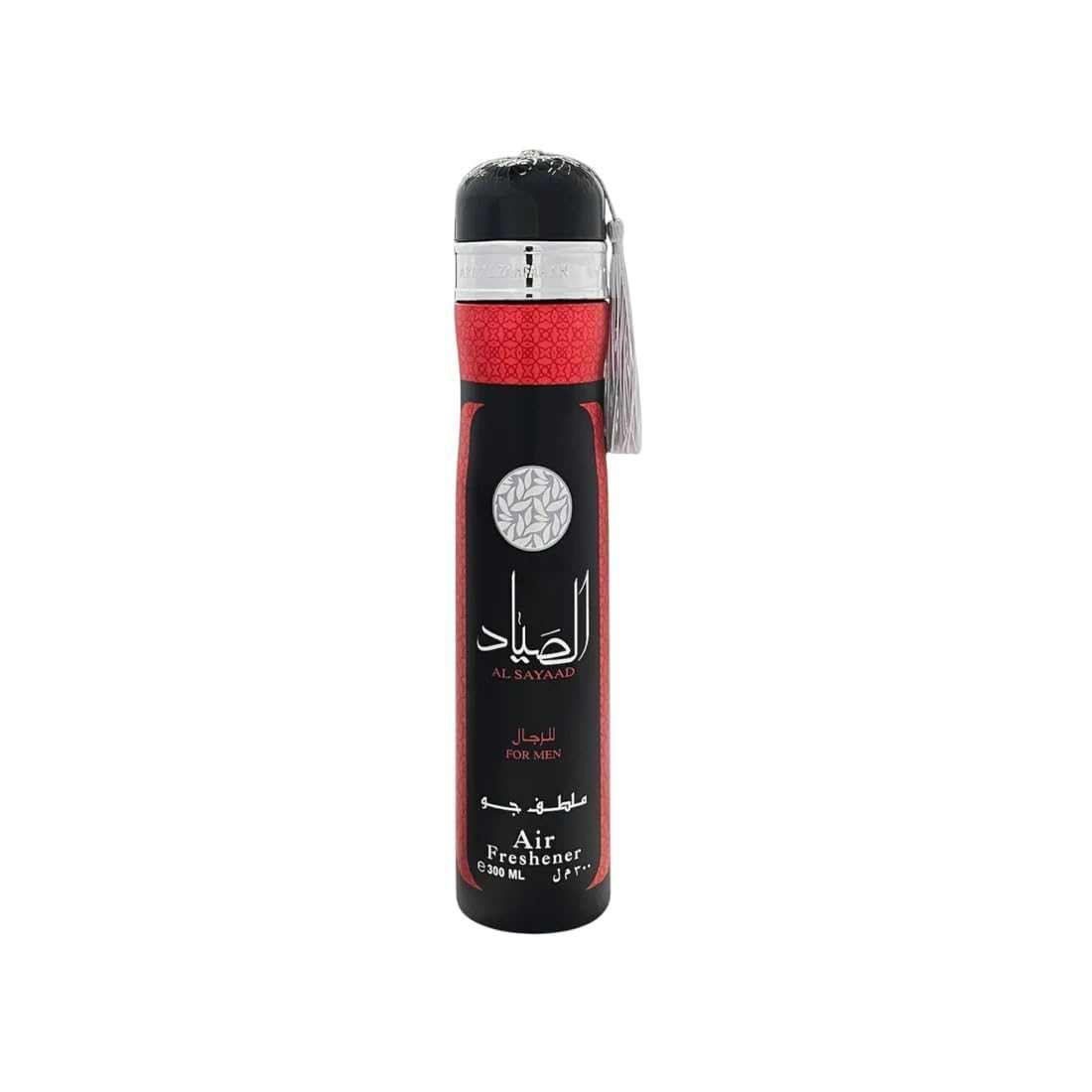 Al Sayaad Air Freshener Spray with a silver top on a white background