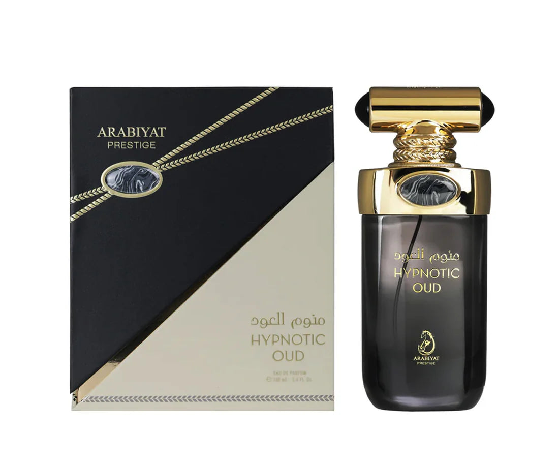 arabiyat prestige hypnotic oud eau de parfum 100ml luxury perfume bottle and box