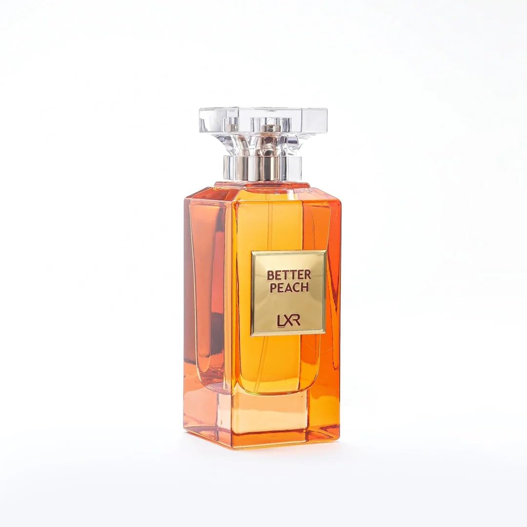 LXR Better Peach Eau de Parfum 100ml luxury perfume bottle and box