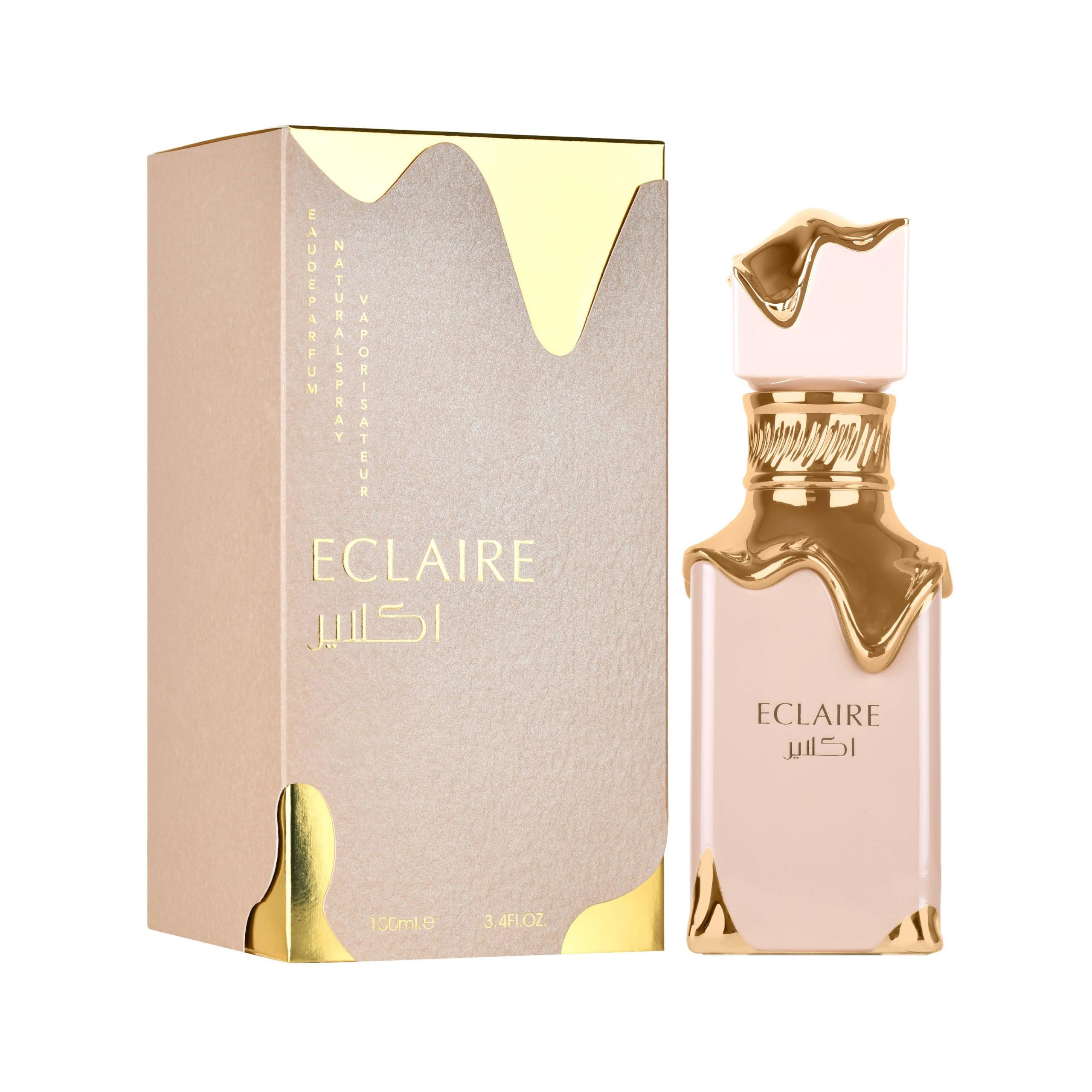 Eclaire eau de parfum bottle and packaging