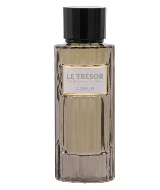 le tresor coeur eau de parfum 100ml warm woody amber unisex perfume bottle and box