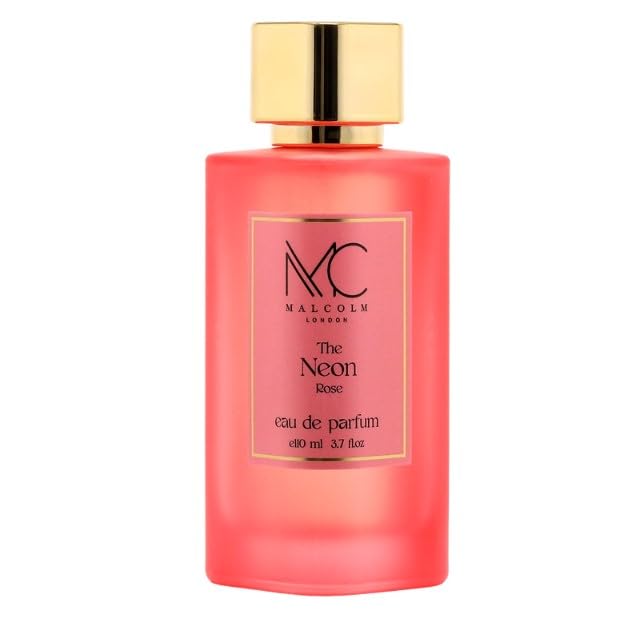 Malcolm London The Neon Rose perfume bottle and box - rose floral fragrance for women
The Neon Rose Eau de Parfum 100ml - pink women’s perfume
Malcolm London pink perfume bottle - long lasting floral scent