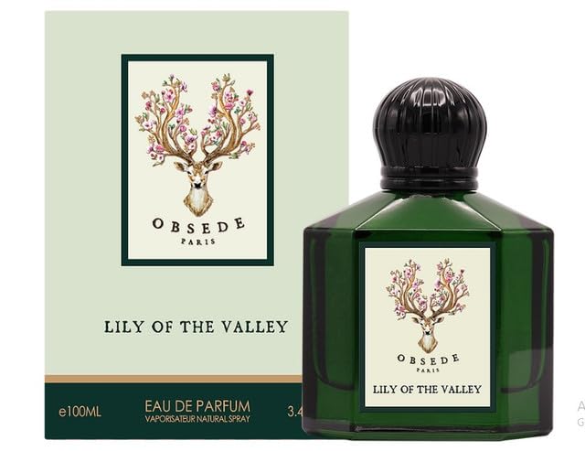 obsede paris lily of the valley eau de parfum 100ml women’s fresh floral perfume bottle and box