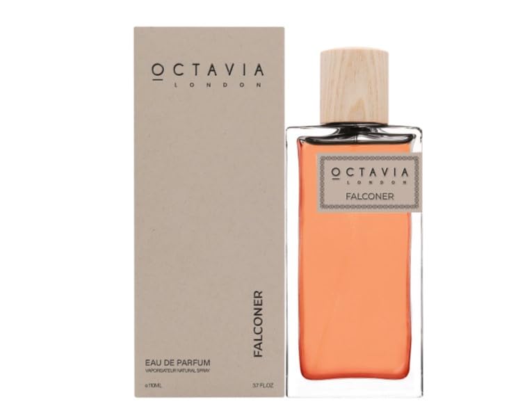 octavia london falconer eau de parfum 110ml men’s fresh woody fragrance bottle and box
