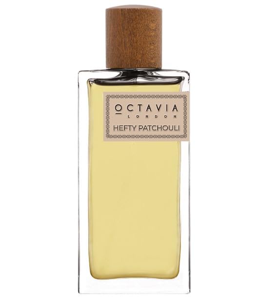 octavia london hefty patchouli eau de parfum 110ml earthy woody unisex fragrance bottle and box