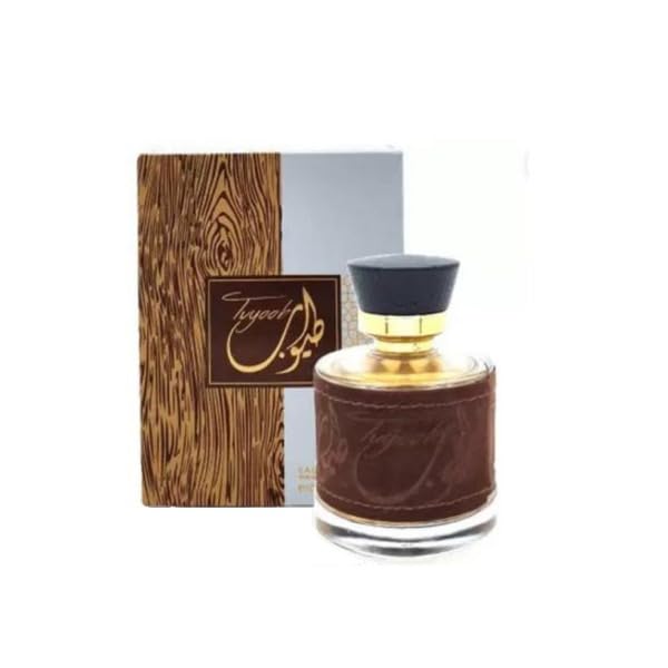 tuyoof brown eau de parfum 100ml arabic woody leather fragrance
arabian oud style perfume bottle with leather wrap
tuyoof woody and leather perfume box and bottle