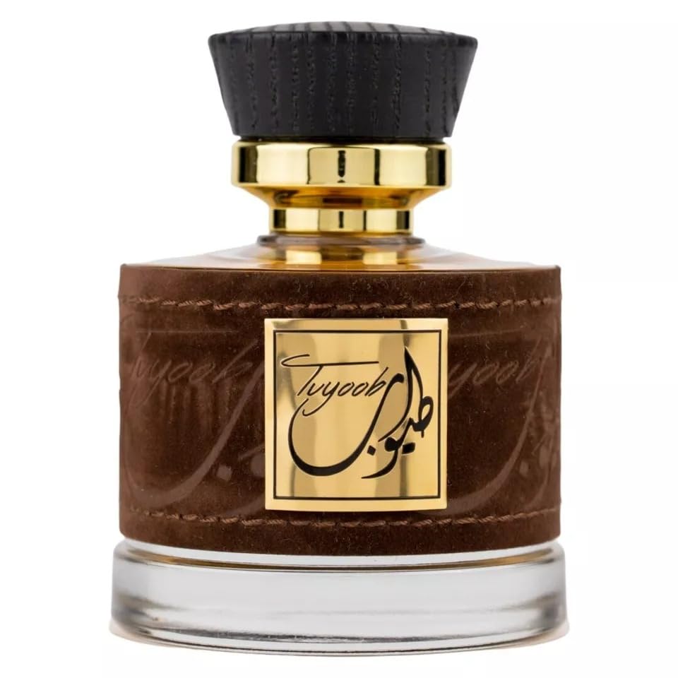 tuyoof brown eau de parfum 100ml arabic woody leather fragrance
arabian oud style perfume bottle with leather wrap
tuyoof woody and leather perfume box and bottle