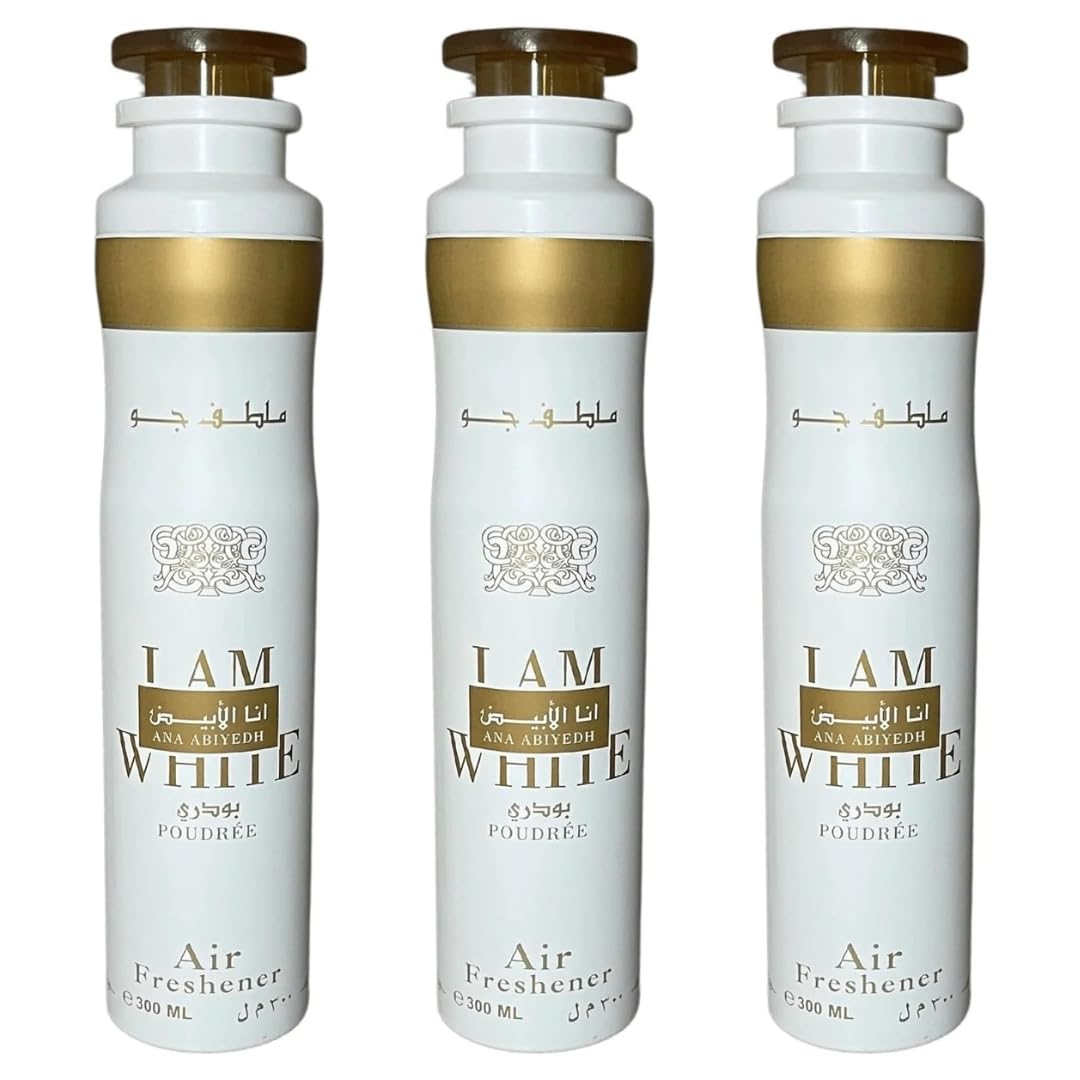 I Am White Poudree - Air Freshener - Pack of 3 - 300ml